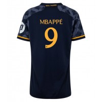 Real Madrid Kylian Mbappe #9 Bortedrakt Dame 2023-24 Kortermet